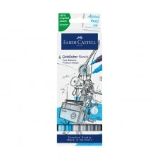 Faber-Castell μαρκαδόροι Goldfaber Sketch Design, 6 τμχ