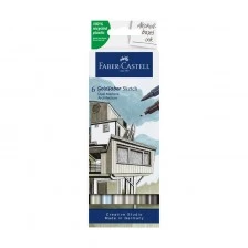 Faber-Castell μαρκαδόροι Goldfaber Sketch Architect, 6 τμχ