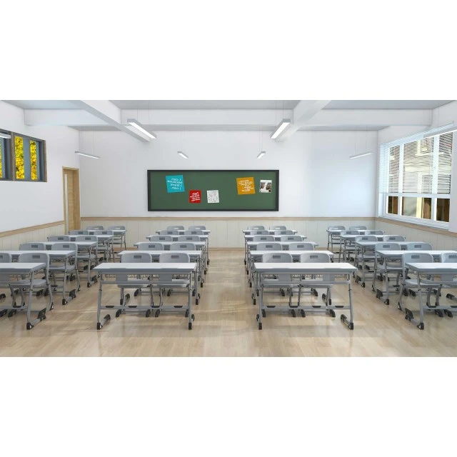 RFG εργονομικό θρανίο Ergo School ρυθμιζόμενο διπλό λευκός πάγκος γκρι μέταλλο από Α΄ έως Γ΄ λυκείου