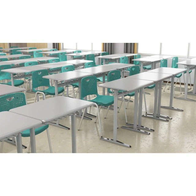RFG μαθητικό τραπέζι Riva άνω της Γ΄ γυμνασίου 650 x 450 x 760 mm γκρι