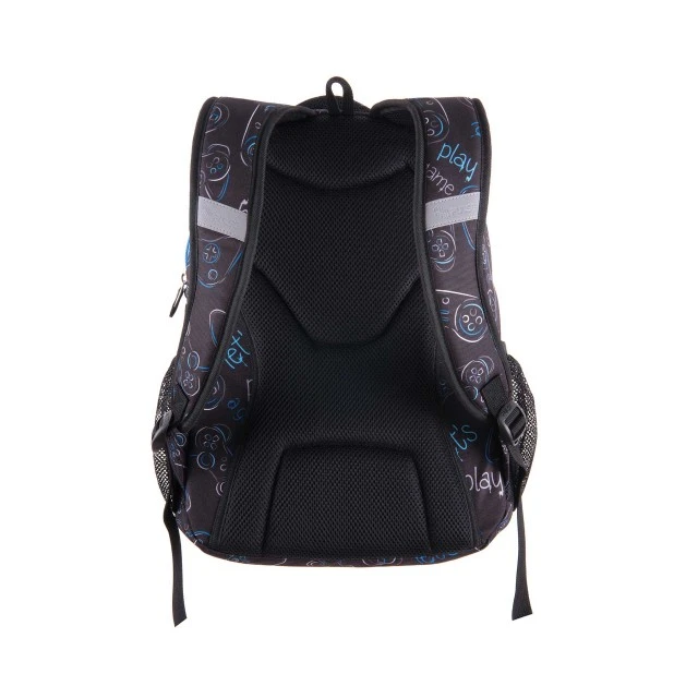 Pulse Backpack Teens Joystick, μαύρο και μπλε