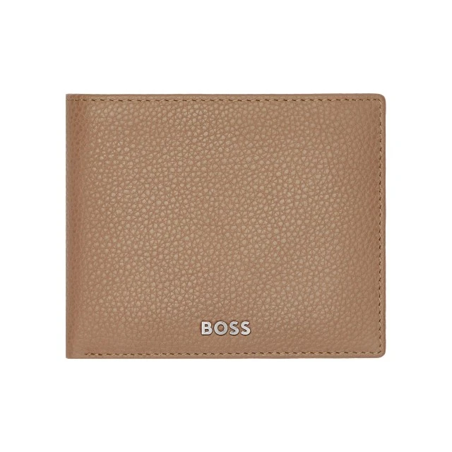 Hugo Boss πορτοφόλι Classic Grained με θήκη για κέρματα, καραμέλα