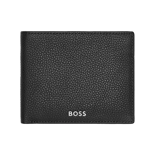 Hugo Boss πορτοφόλι Classic Grained, μαύρο