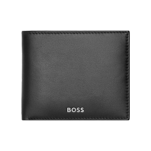 Hugo Boss πορτοφόλι Classic Smooth, μαύρο