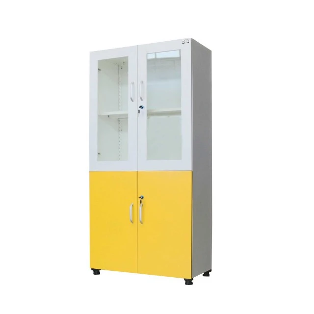 RFG ντουλάπι εργαστηρίου 800 x 400 x 1650 mm κίτρινο/λευκό