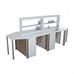 RFG εργαστηριακό νησί Labo 3600 x 1200 x 1638 mm