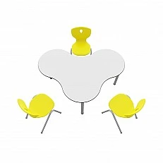 RFG μαθητικό τραπέζι Puzzle HPL λευκός πάγκος ύψος 71 cm από Ε΄ έως Η΄ τάξη