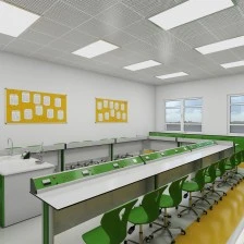 RFG αίθουσα φυσικής Flat άνω της Β΄ γυμνασίου για 24 μαθητές λευκό/πράσινο