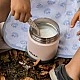 Ανοξείδωτο θερμός τροφίμων 300ml ροζ-σκούρο γκρι