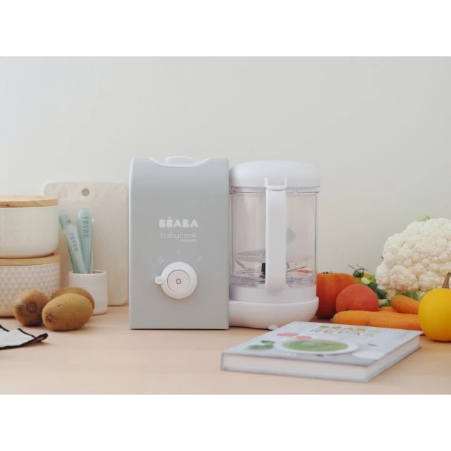 Babycook express ρομπότ μαγειρέματος - βελούδινο γκρι