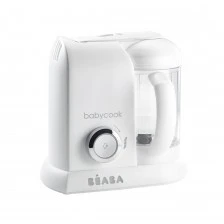 Συσκευή παρασκευής παιδικής τροφής BEABA Babycook Solo Λευκό/ασημί
