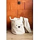 Καλάθι αποθήκευσης 40x40x40 cm teddy white