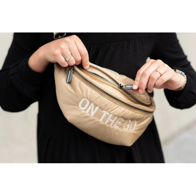 Τσάντα μπανάνας on the go hip bag - μπεζ sushlyak