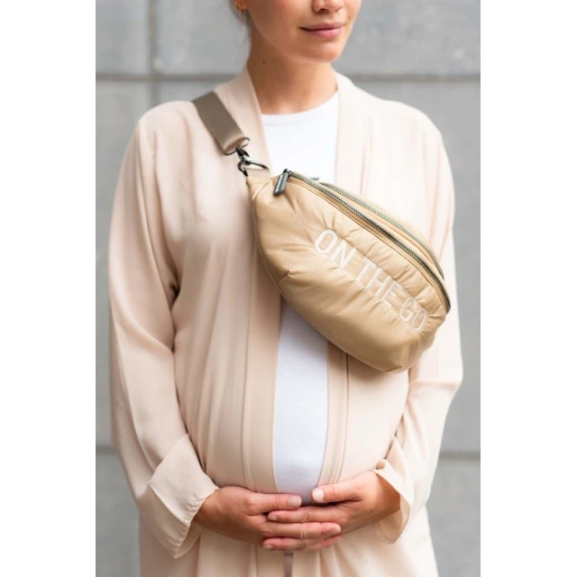 Τσάντα μπανάνας on the go hip bag - μπεζ sushlyak