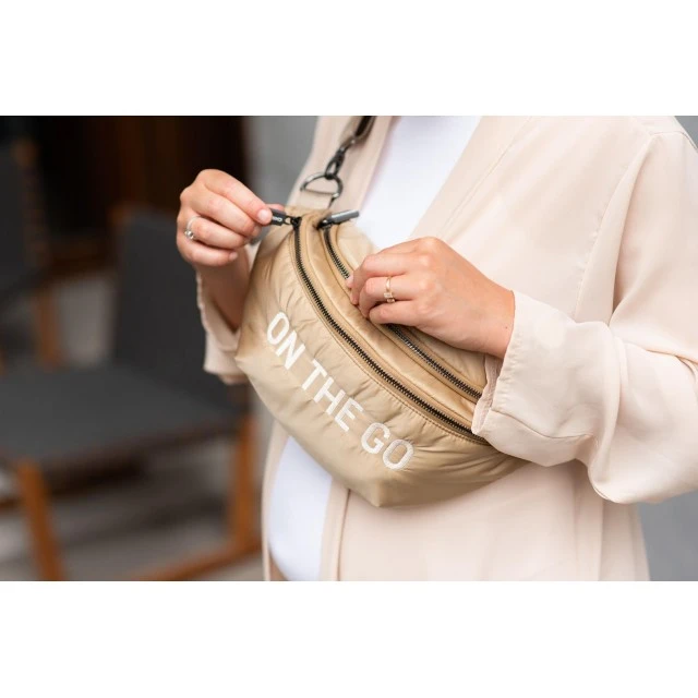 Τσάντα μπανάνας on the go hip bag - μπεζ sushlyak