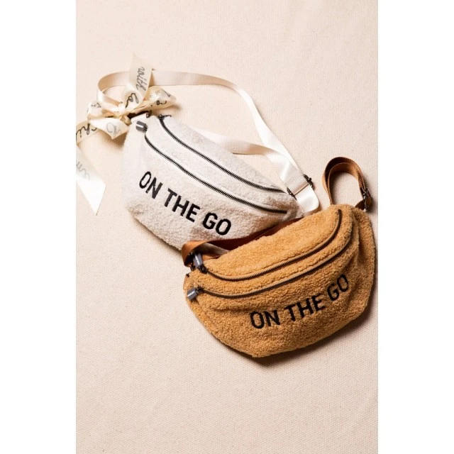 Τσάντα μπανάνας on the go hip bag - teddy white