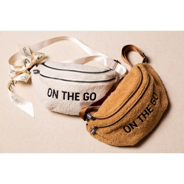 Τσάντα μπανάνας on the go hip bag - teddy white