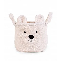 Καλάθι αποθήκευσης 25x20x20 cm teddy white