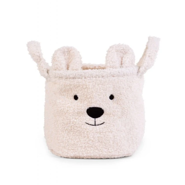 Καλάθι αποθήκευσης 25x20x20 cm teddy white