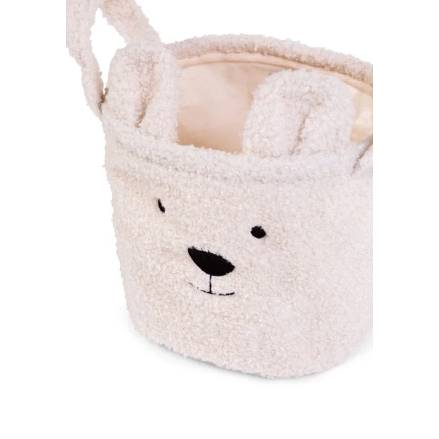 Καλάθι αποθήκευσης 25x20x20 cm teddy white