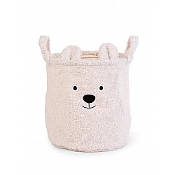 Καλάθι αποθήκευσης 30x30x30 cm teddy white