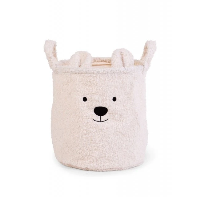 Καλάθι αποθήκευσης 30x30x30 cm teddy white