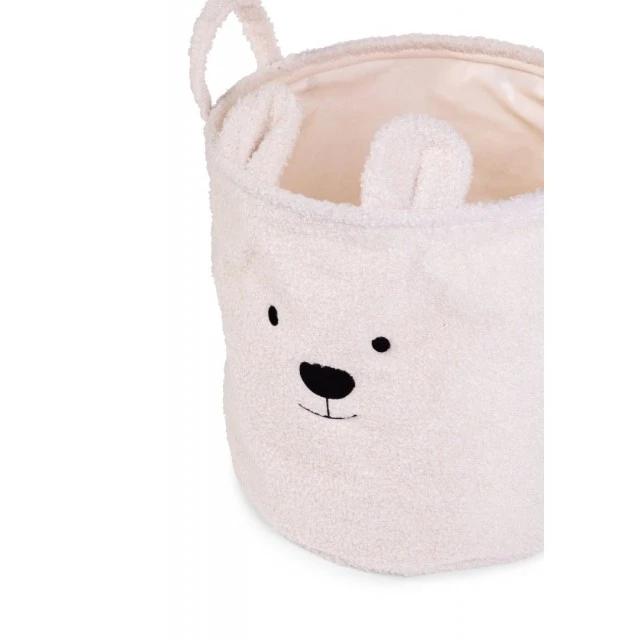 Καλάθι αποθήκευσης 30x30x30 cm teddy white