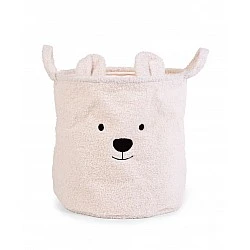 Καλάθι αποθήκευσης 40x40x40 cm teddy white