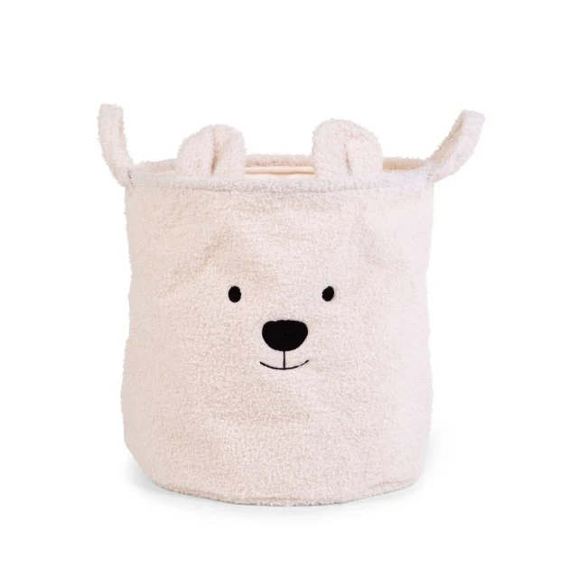 Καλάθι αποθήκευσης 40x40x40 cm teddy white