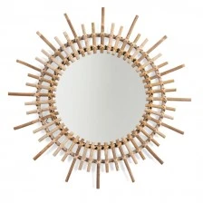 Καθρέφτης από ρατάν Fondi 60 cm