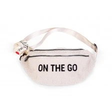 Τσάντα μπανάνας on the go hip bag - teddy white