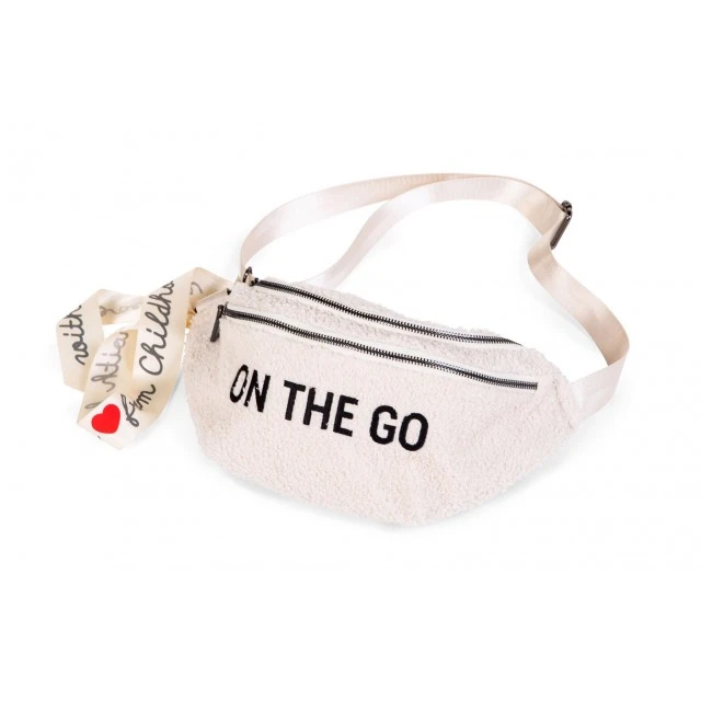 Τσάντα μπανάνας on the go hip bag - teddy white