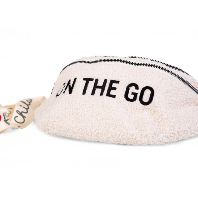 Τσάντα μπανάνας on the go hip bag - teddy white
