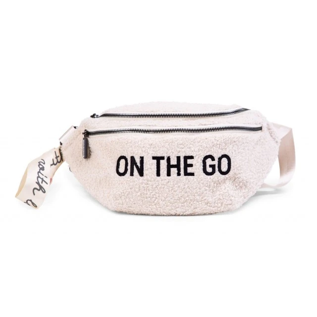 Τσάντα μπανάνας on the go hip bag - teddy white