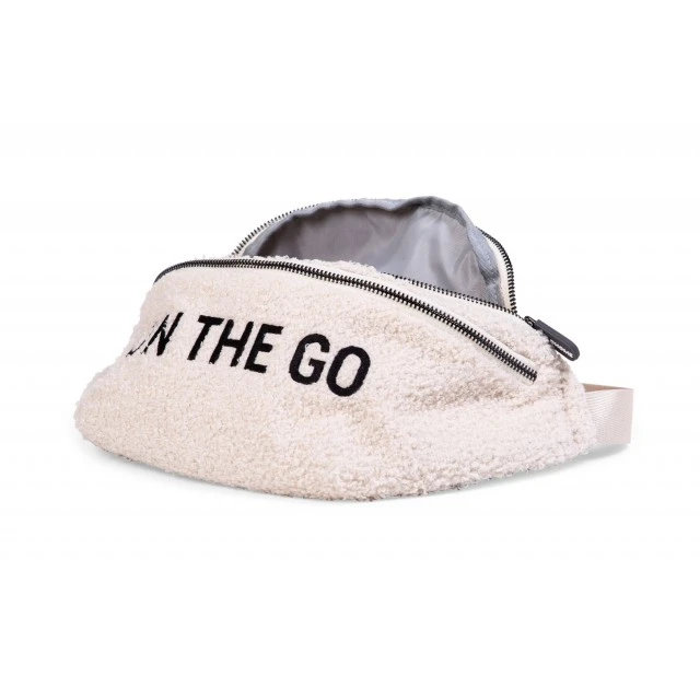 Τσάντα μπανάνας on the go hip bag - teddy white