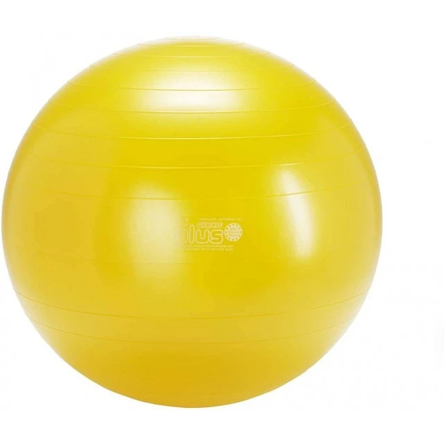 Μπάλα γυμναστικής Gymnic Plus 75cmBRQ, κίτρινο