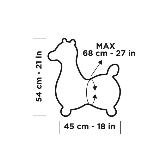 Giraffe Gyffy κίτρινο