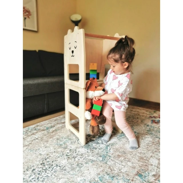 3 σε 1 Μοντεσσόρι βοηθητικός πύργος