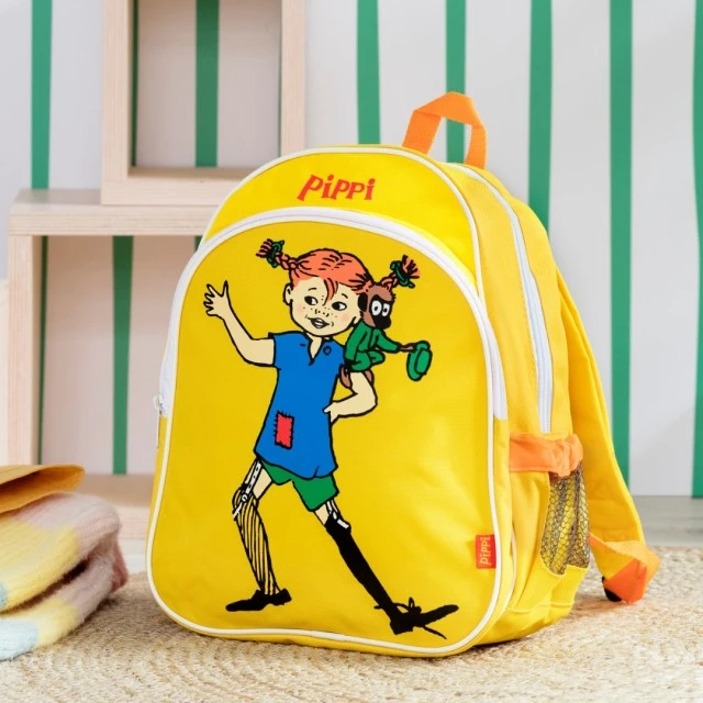 Παιδικό σακίδιο πλάτης Pippi Longstocking, κίτρινο