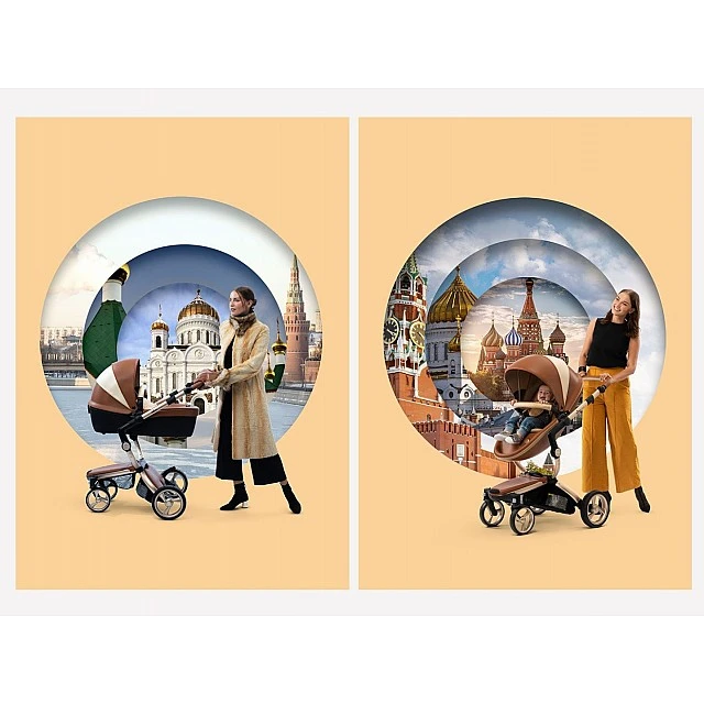 Συνδυαστικό καρότσι μωρού Mima Xari 2in1 - Moscow camel Limited