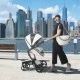 Συνδυαστικό καρότσι μωρού Mima Xari 2in1 - New York zebra Limited