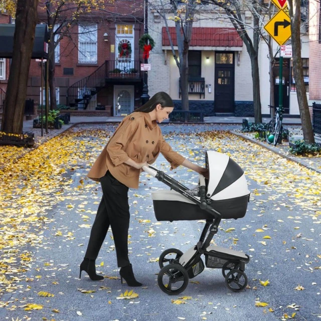 Συνδυαστικό καρότσι μωρού Mima Xari 2in1 - New York zebra Limited