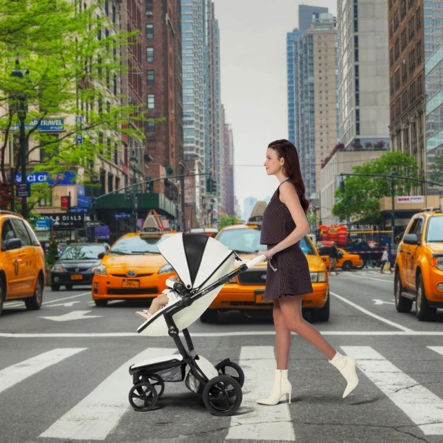 Συνδυαστικό καρότσι μωρού Mima Xari 2in1 - New York zebra Limited