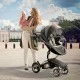Συνδυασμένο καρότσι μωρού Mima Xari 2in1 - London black Limited