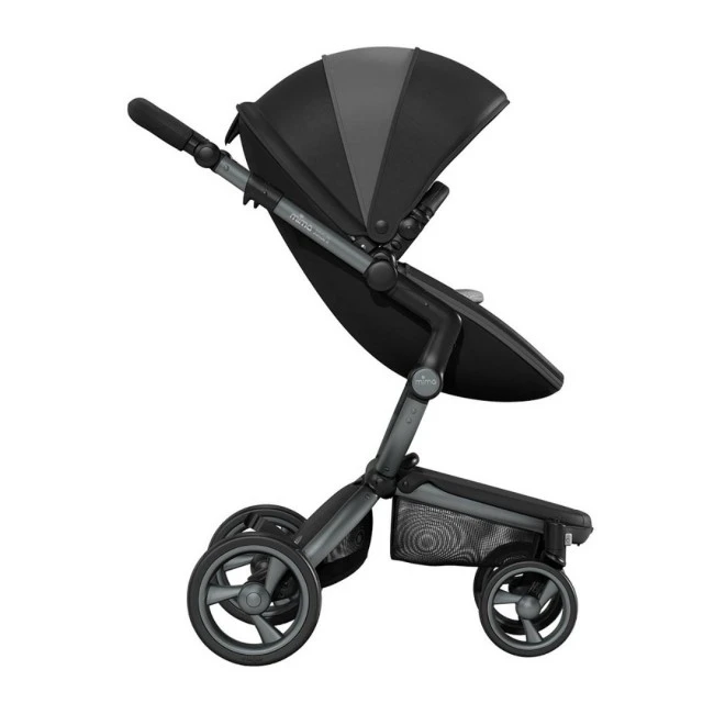 Συνδυασμένο καρότσι μωρού Mima Xari 2in1 - London black Limited