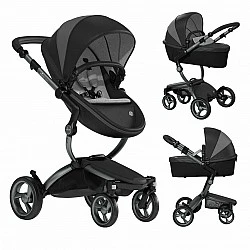 Συνδυασμένο καρότσι μωρού Mima Xari 2in1 - London black Limited