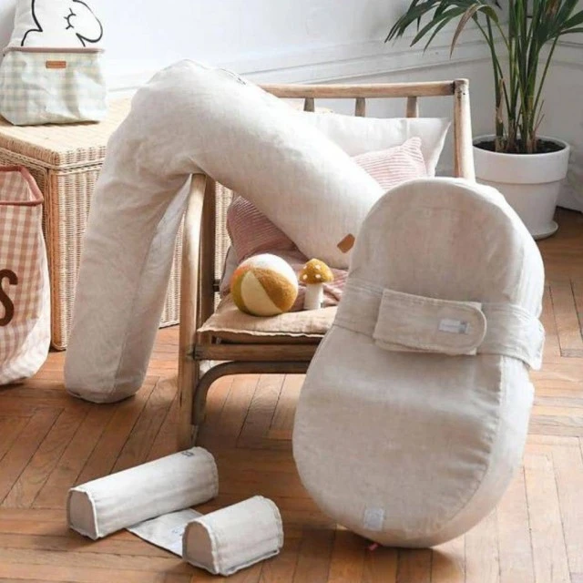 Βρεφική ανατομική φωλιά Cocoonababy Λευκό φυσικό