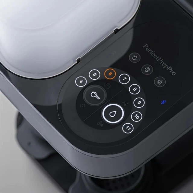 Αυτόματη συσκευή παρασκευής γάλακτος Tommee Tippee PerfectPrep Pro, τεχνολογία Hot Shot, αντιβακτηριδιακό φίλτρο, ακριβής δοσολογία από 120 έως 330 ml, ψηφιακή οθόνη, εφαρμογή για iOS και Android