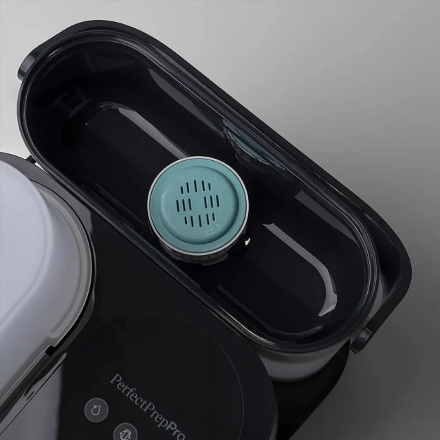 Αυτόματη συσκευή παρασκευής γάλακτος Tommee Tippee PerfectPrep Pro, τεχνολογία Hot Shot, αντιβακτηριδιακό φίλτρο, ακριβής δοσολογία από 120 έως 330 ml, ψηφιακή οθόνη, εφαρμογή για iOS και Android