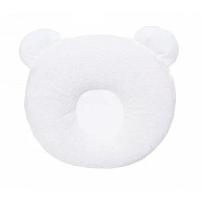 Παιδικό μαξιλάρι P’Tit Panda για καλά στρογγυλεμένο κεφάλι λευκό Candide